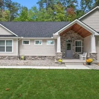 This is a beautiful home! ⁠
⁠
Backing to the woods with no homeowner association restrictions & still accessed by paved
