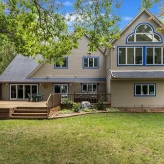 Look at this beautiful home on Whitewood Lake .⁠
It's on over an acre,  boasts 171 ft of water frontage, and a boat