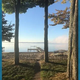 Who wants to call this beautiful Houghton Lake view, home this summer?!⁠
⁠
Sitting on the North Shore w/Sunrises to left